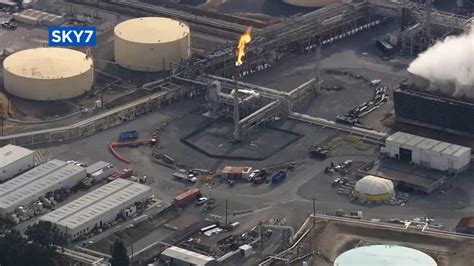 Flaring reported at Martinez Refinery